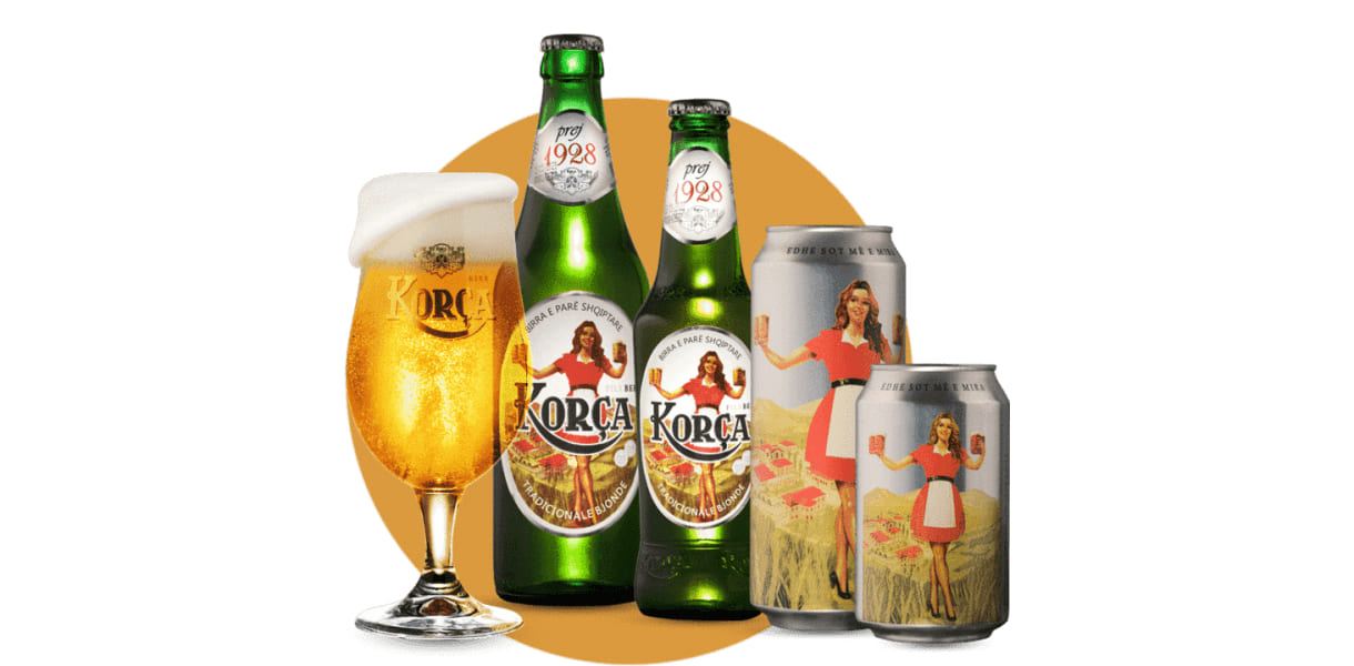 Birra Korça bionde – Korça beer blonde