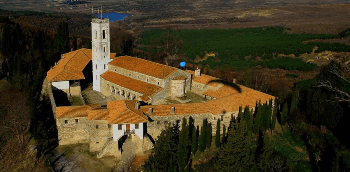 Kisha e fjetjes së Hyjëlindëses Mari, Manastiri i Apolonisë (1250)